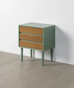 MESITA VERDE DM DORMITORIO 50 X 35 X 62,50 CM