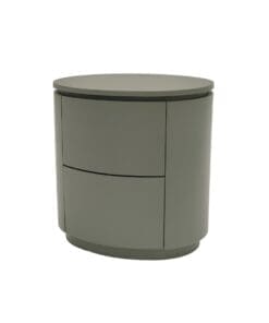 MUEBLE AUX. LONDO OVAL 2C. VERDE 50X38X50 CMS.