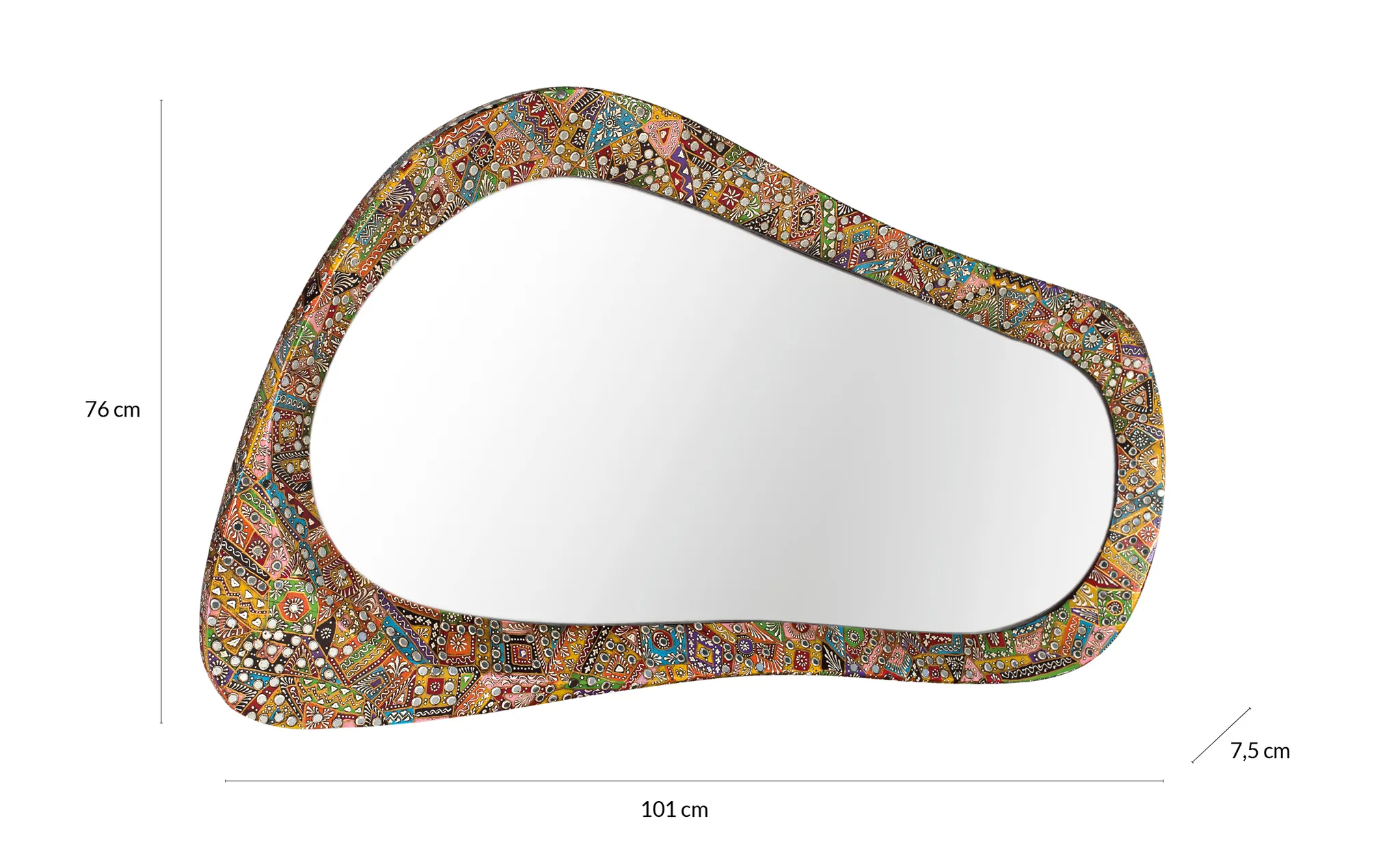 Mosaic Mirror 120cm - Image 2