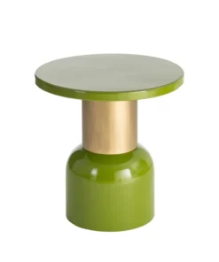 Alternative view of MESITA VERDE METAL 51 X 51 X 52 CM