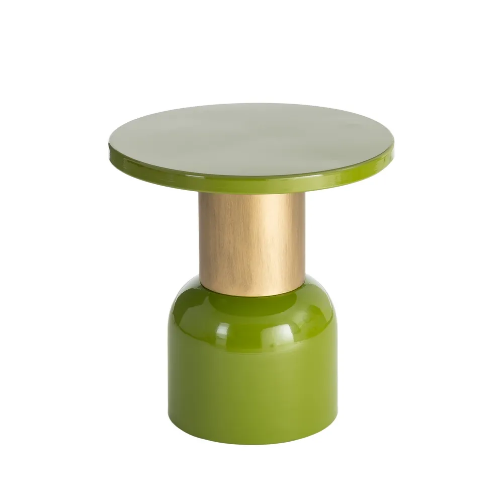 MESITA VERDE METAL 51 X 51 X 52 CM - Image 2