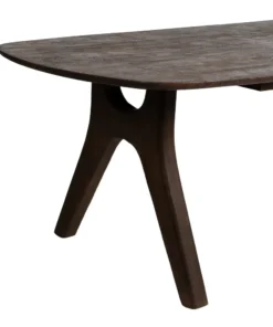 Alternative view of MESA DE COMEDOR MARRON MADERA MANGO 200X100