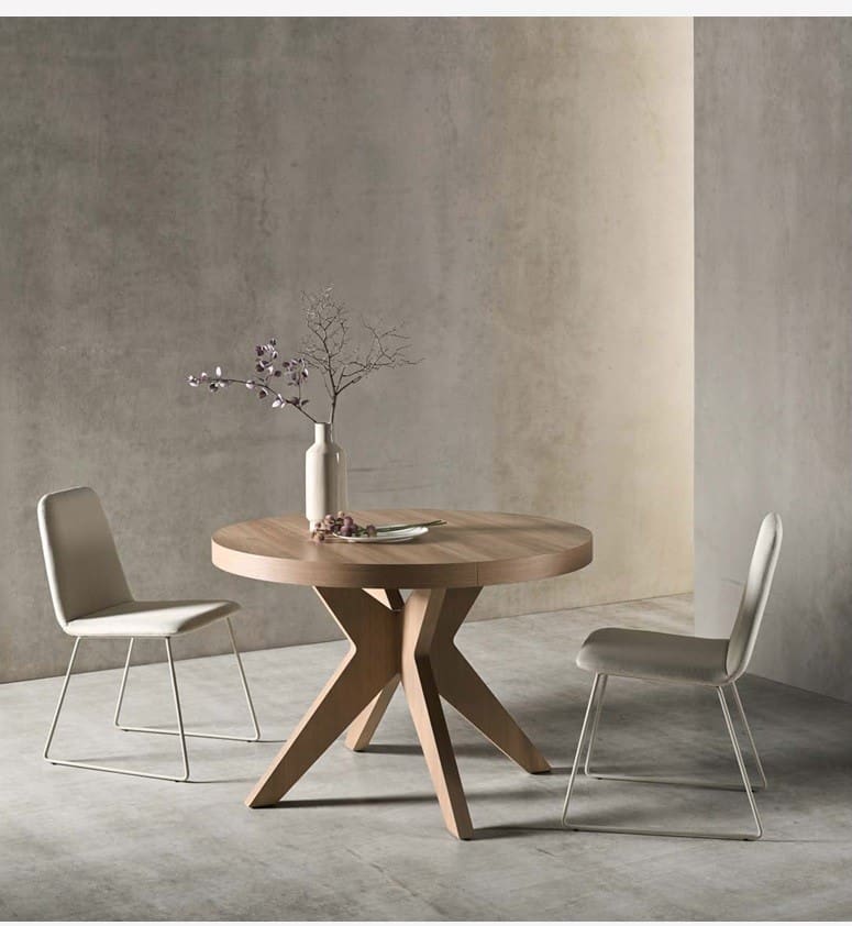 ROMA MESA COMEDOR D.110 MELAMINA EXT. C.GALES - Imagen 2