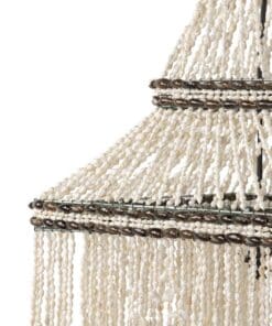 LAMPARA TECHO CONCHAS BLANCAS - Imagen 3