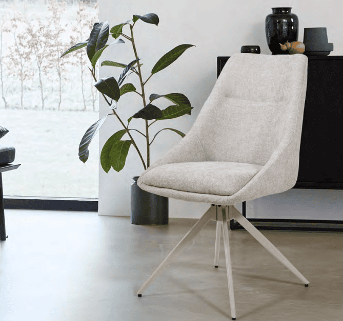 CAEN SILLA T.CINZA/CREME