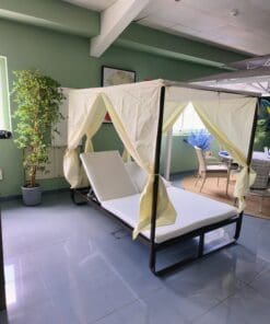 TUMBONA DOBLE CON CORTINAS - Imagen 3