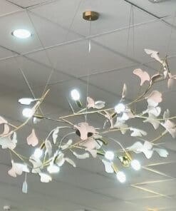 Lampara Techo, Petalos Blancos - Imagen 2