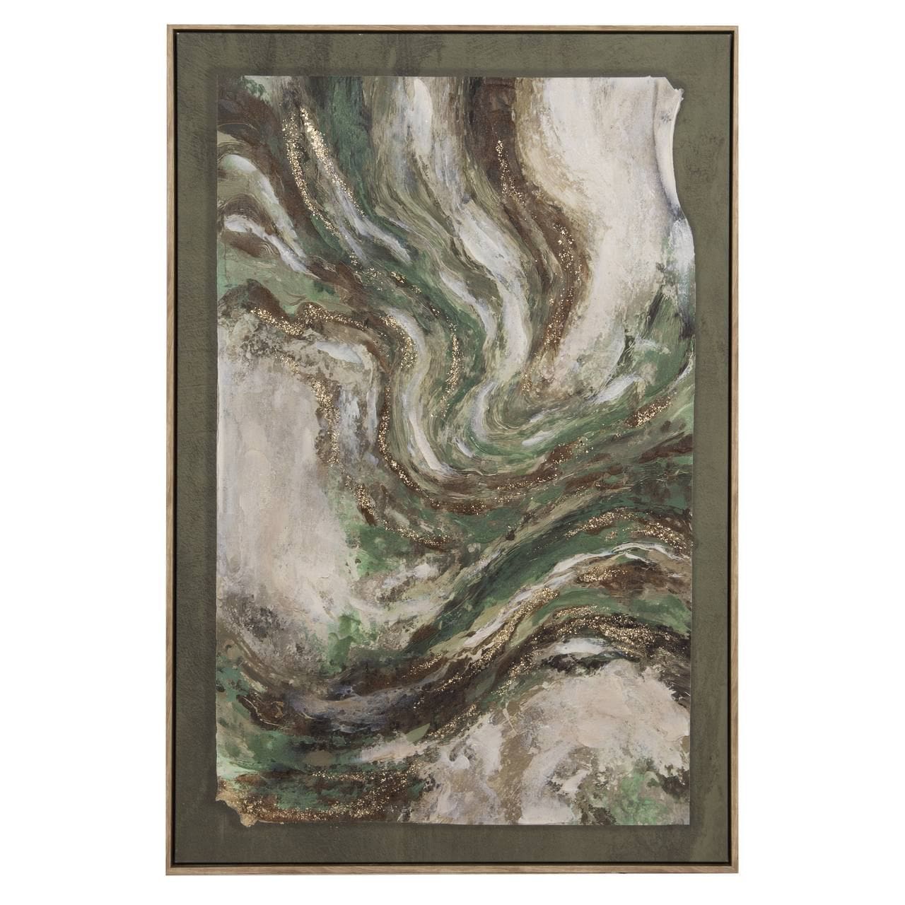 CUADRO ABSTRACT 80% PINTADO A MANO 83x4x123 CM