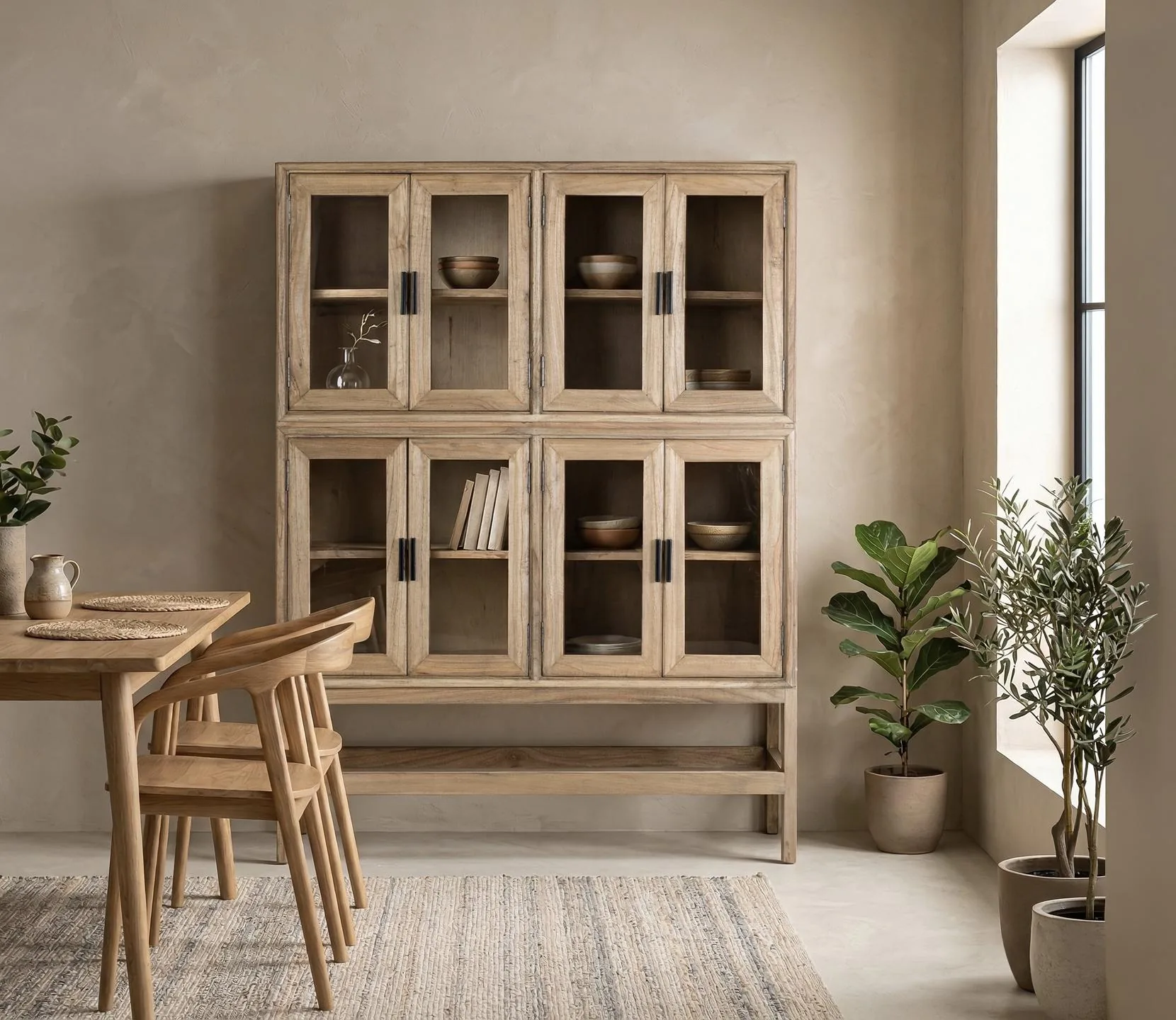 Vitrina Virelle 120cm (160 cm alto)