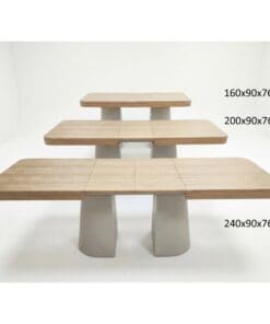MESA EXTENSIBLE CONTEMPORANY 160(200-240)X90X78 CMS.