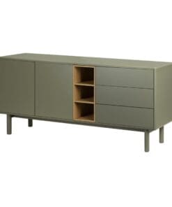 BUFFET MOLLARI 2P. Y 3C. VERDE EN KIT 180X40X75 CMS.